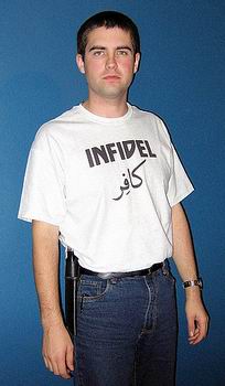 Me in my Infidel shirt